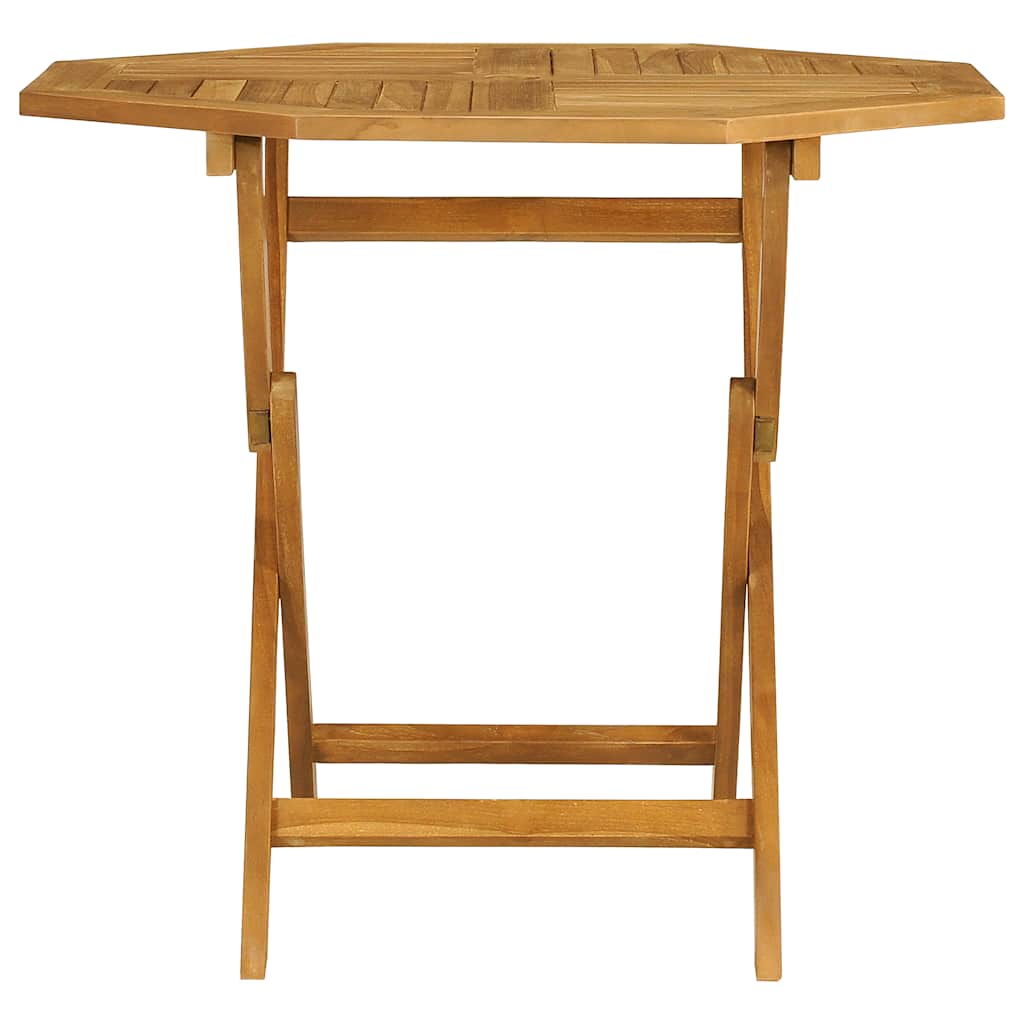 3059582 vidaXL 5 Piece Garden Dining Set Solid Teak Wood (47418+2x41999) - Brown - 85 x 85 x 76 cm