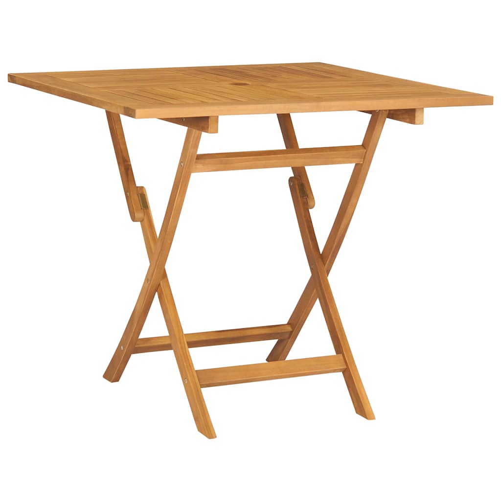 3059584 vidaXL 5 Piece Garden Dining Set Solid Teak Wood (47419+2x41999) - Brown - 85 x 85 x 76 cm