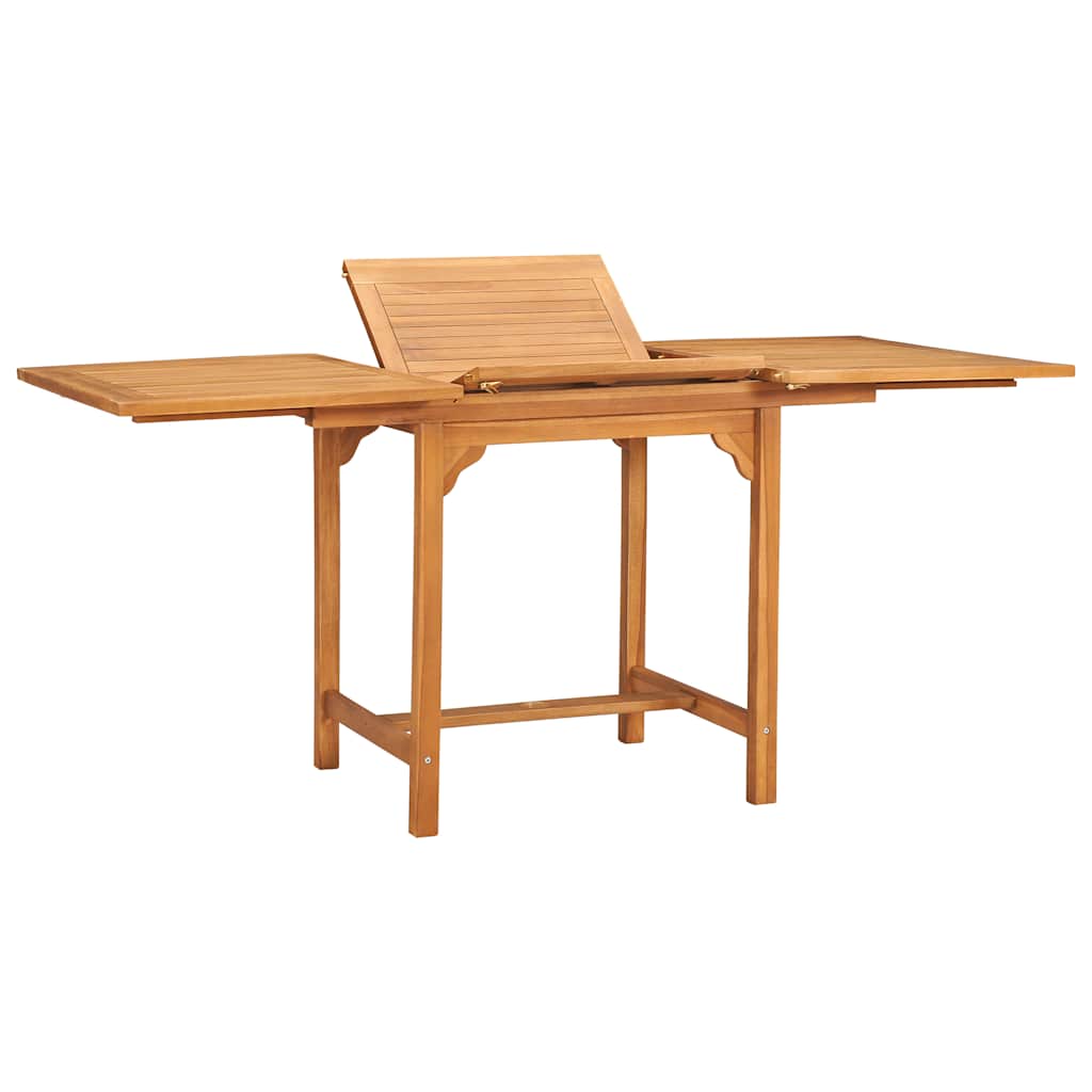 vidaXL 5 Piece Garden Dining Set Solid Teak Wood - Brown