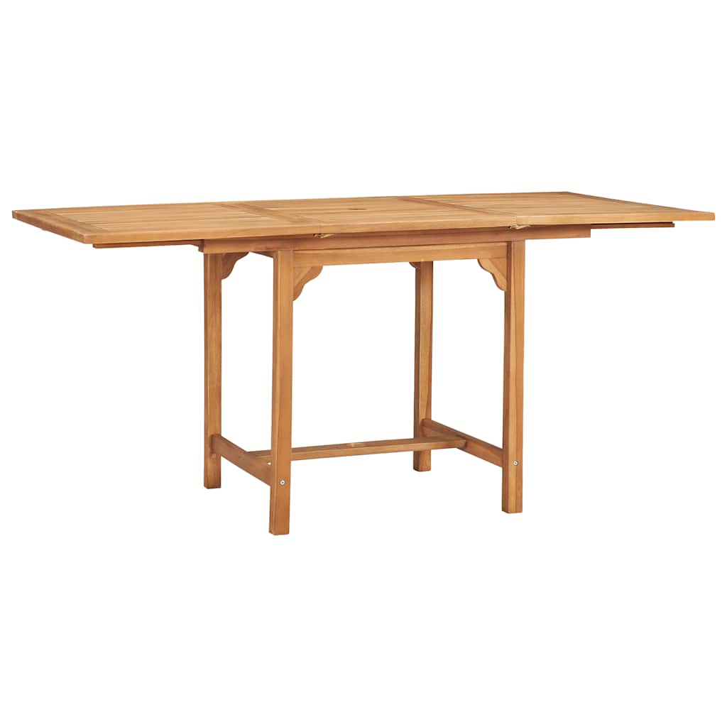vidaXL 5 Piece Garden Dining Set Solid Teak Wood - Brown