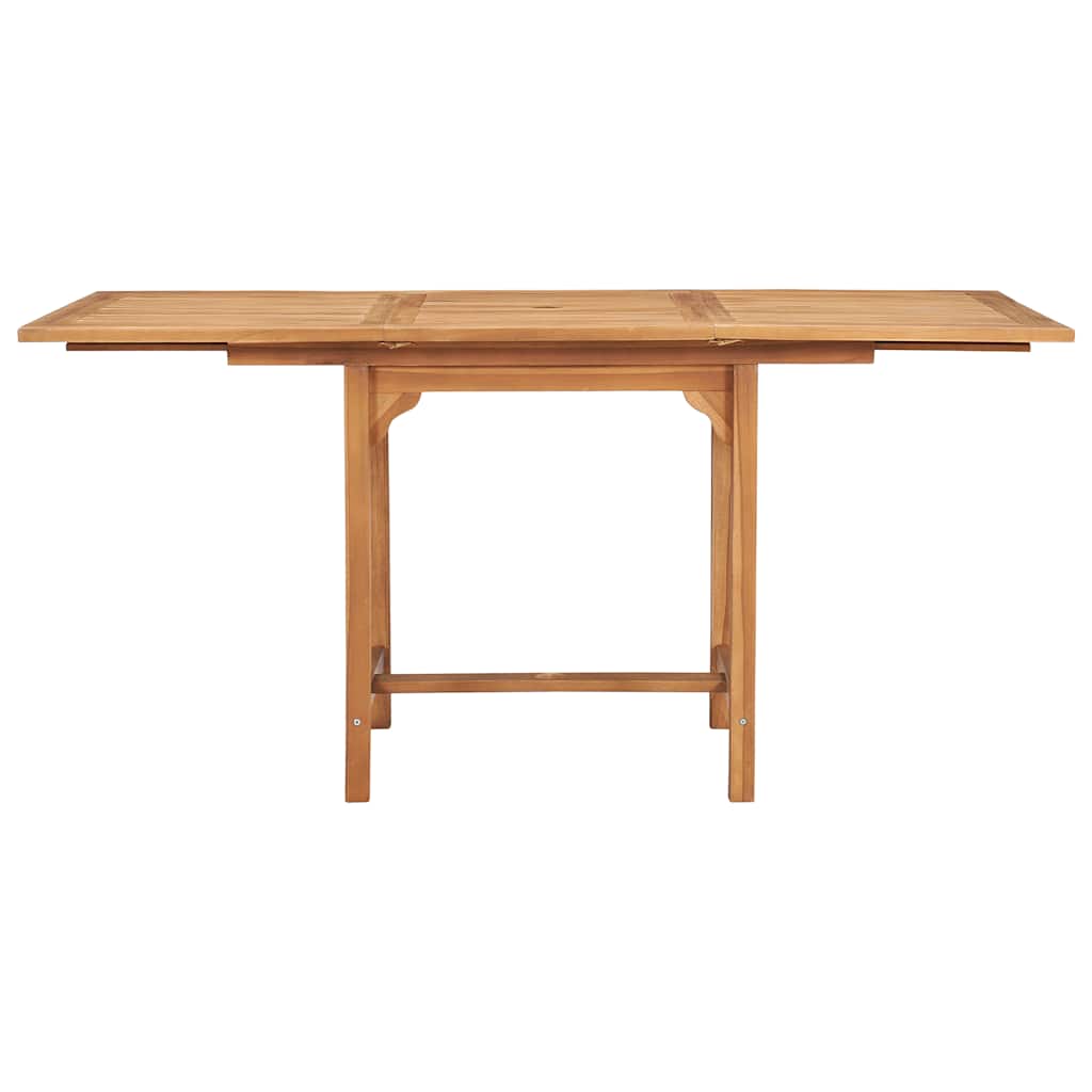 vidaXL 5 Piece Garden Dining Set Solid Teak Wood - Brown