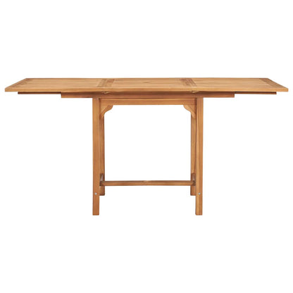 vidaXL 5 Piece Garden Dining Set Solid Teak Wood - Brown