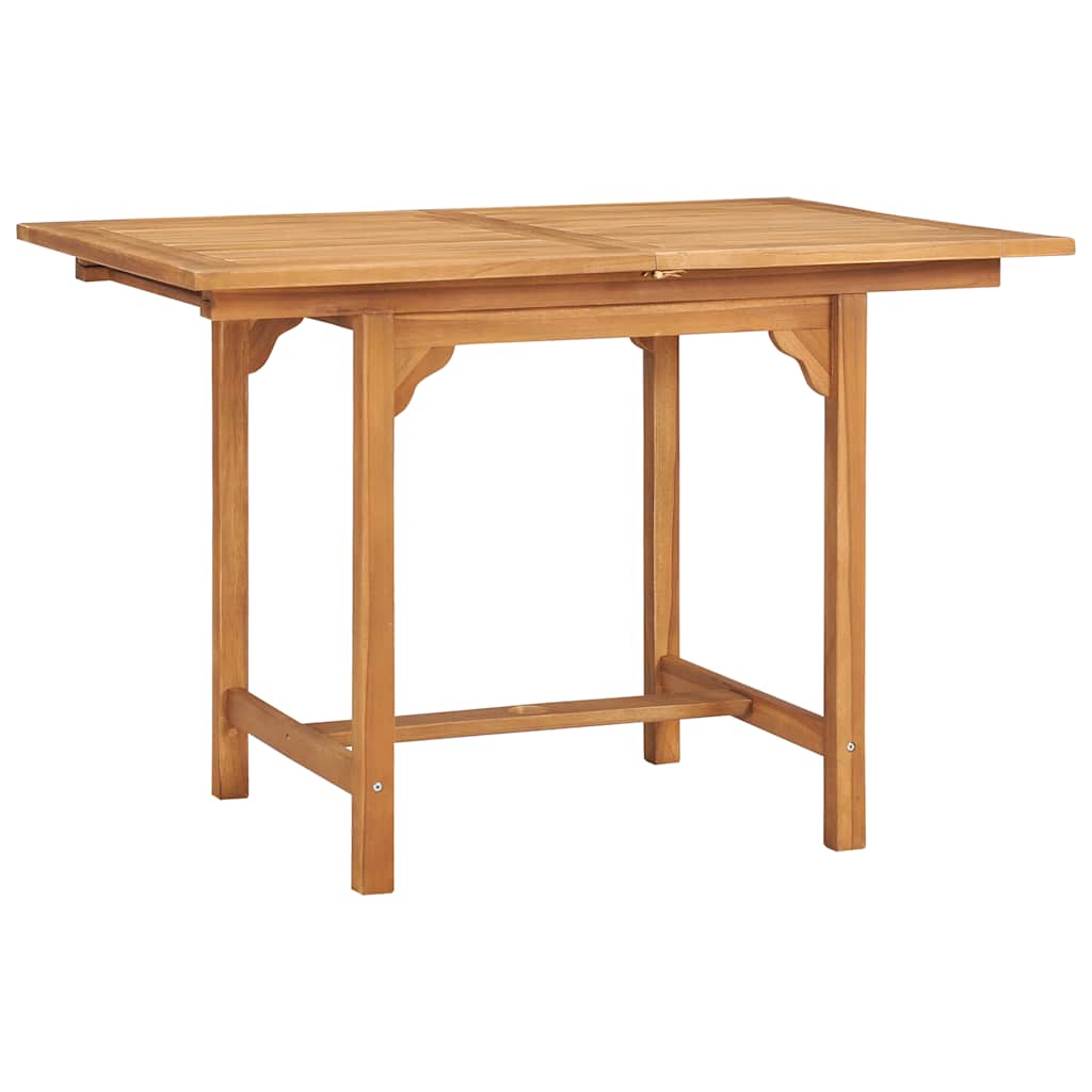 vidaXL 5 Piece Garden Dining Set Solid Teak Wood - Brown