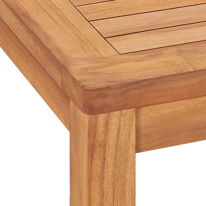 vidaXL Garden Dining Set | Warm teak | Solid teak wood | Large | Durable - Brown