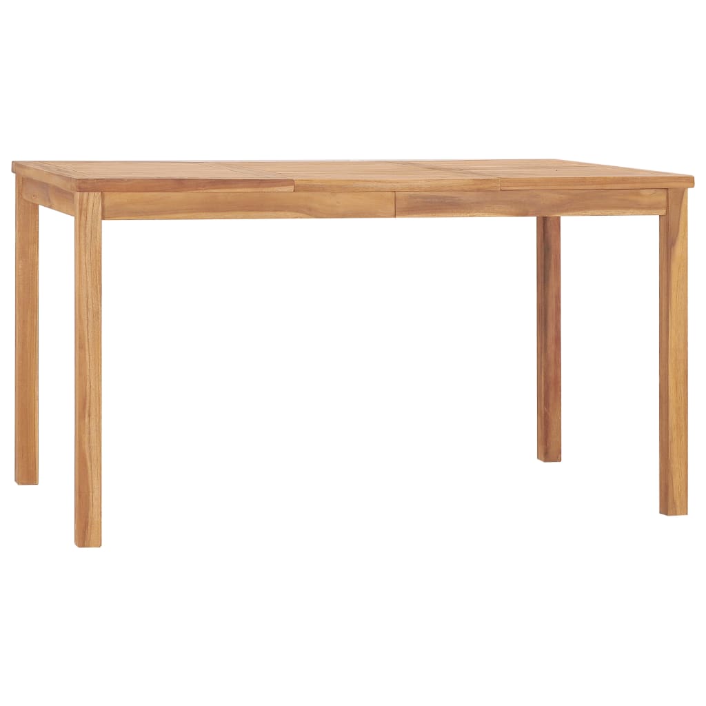 vidaXL Garden Dining Set | Warm teak | Solid teak wood | Large | Durable - Brown