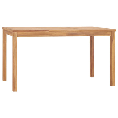vidaXL Garden Dining Set | Warm teak | Solid teak wood | Large | Durable - Brown