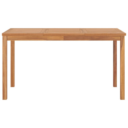 vidaXL Garden Dining Set | Warm teak | Solid teak wood | Large | Durable - Brown
