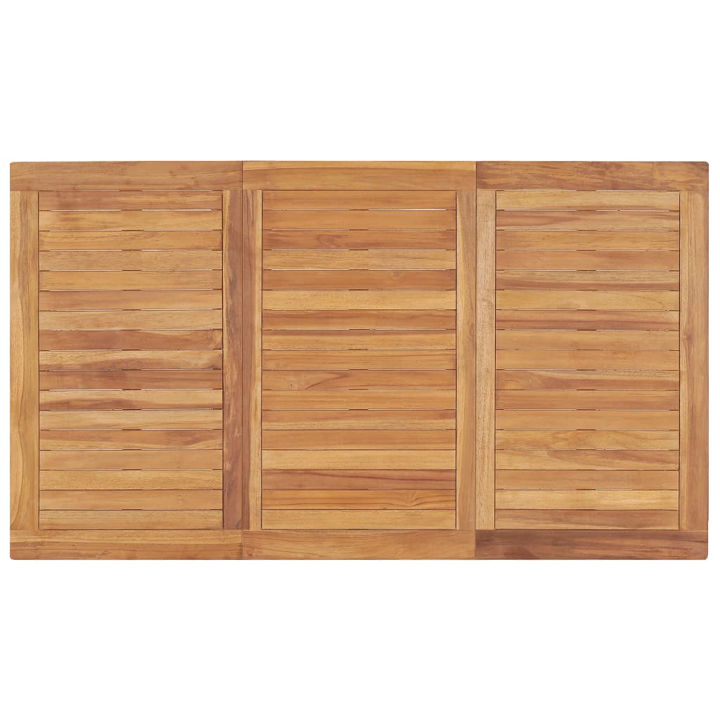 vidaXL Garden Dining Set | Warm teak | Solid teak wood | Large | Durable - Brown