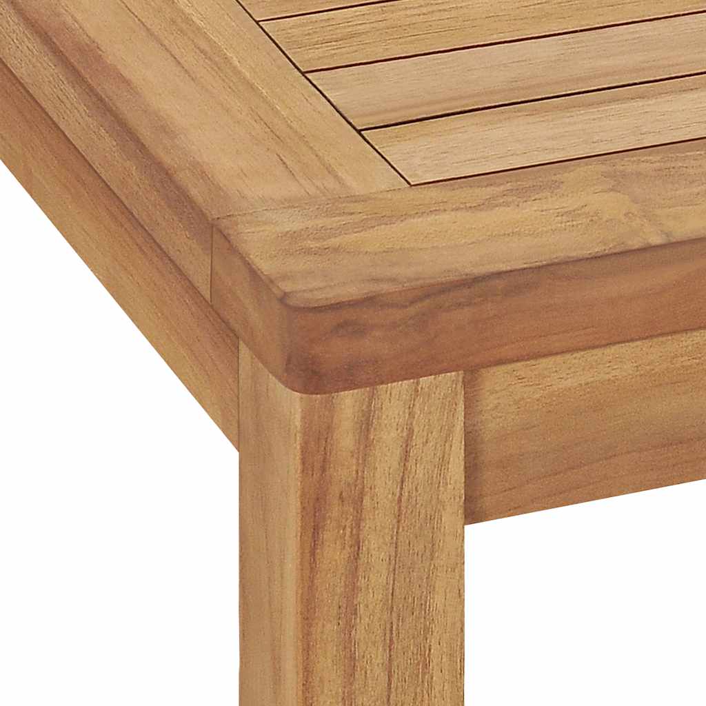 vidaXL Garden Dining Set | Natural Teak | Fine sanded teak hardwood - Brown