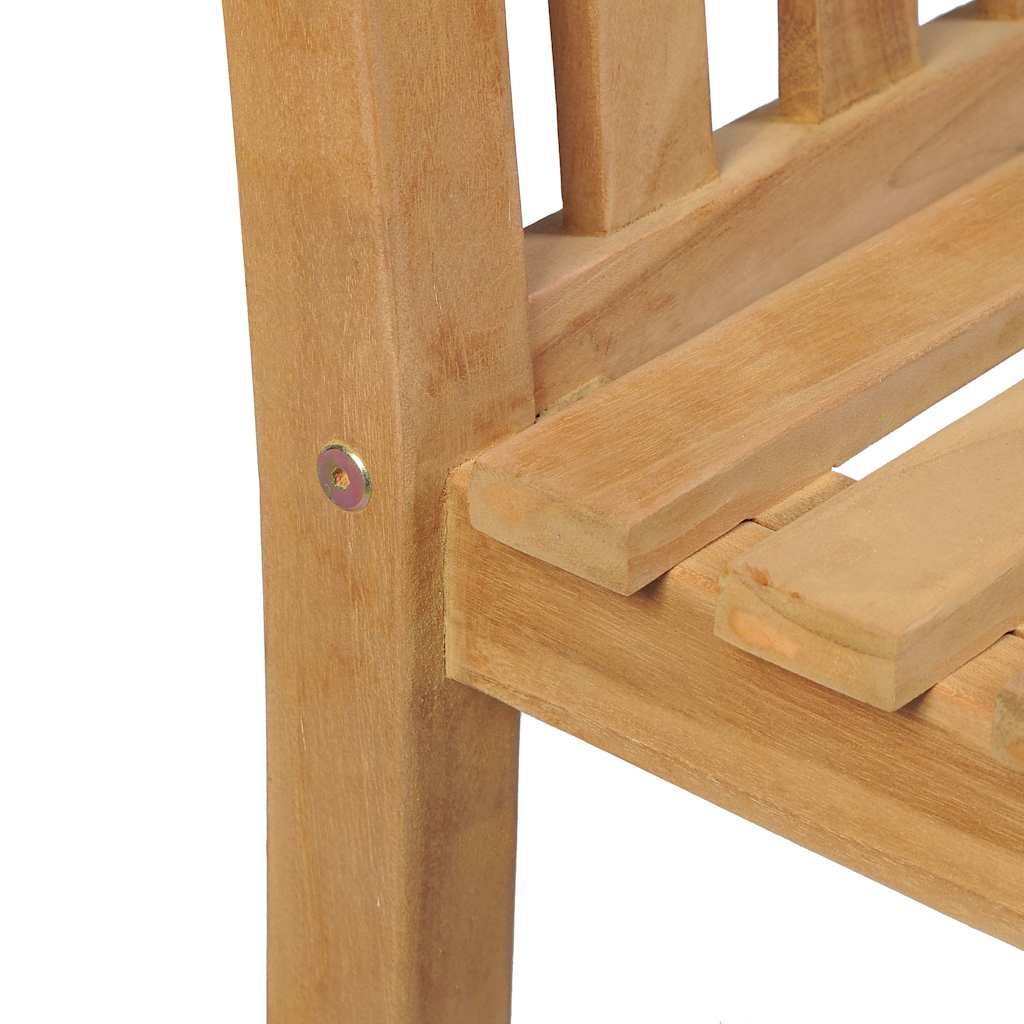 vidaXL Garden Dining Set | Natural Teak | Fine sanded teak hardwood - Brown