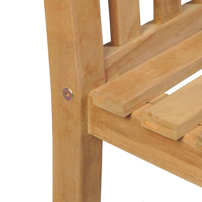 vidaXL Garden Dining Set | Natural Teak | Fine sanded teak hardwood - Brown