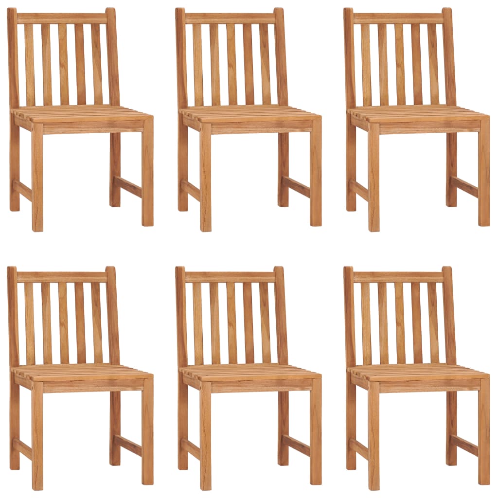vidaXL Garden Dining Set | Warm Teak | Solid Teak Wood | Durable - Brown