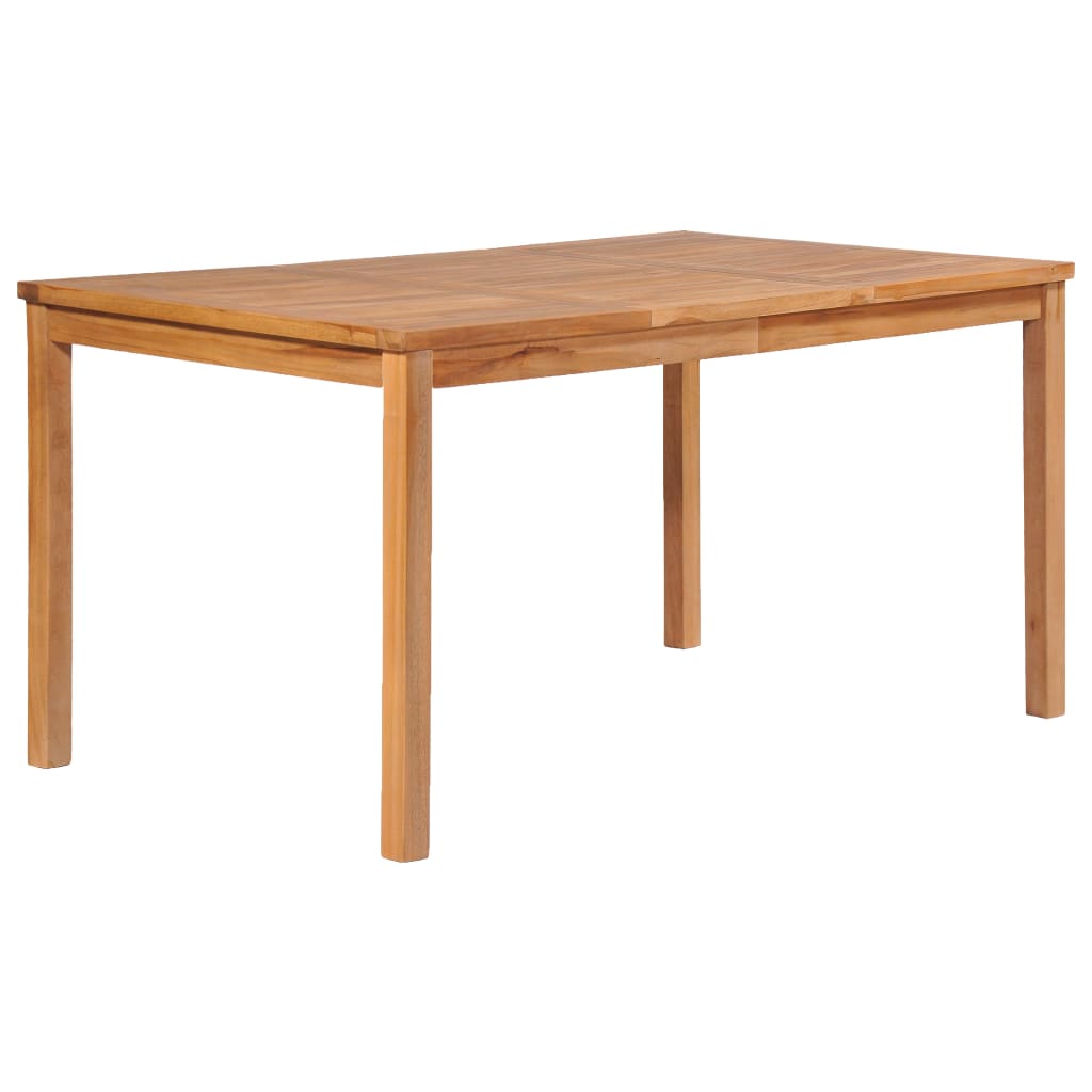 vidaXL Garden Dining Set | Warm Teak Brown | Solid Teak Wood | Medium | Durable