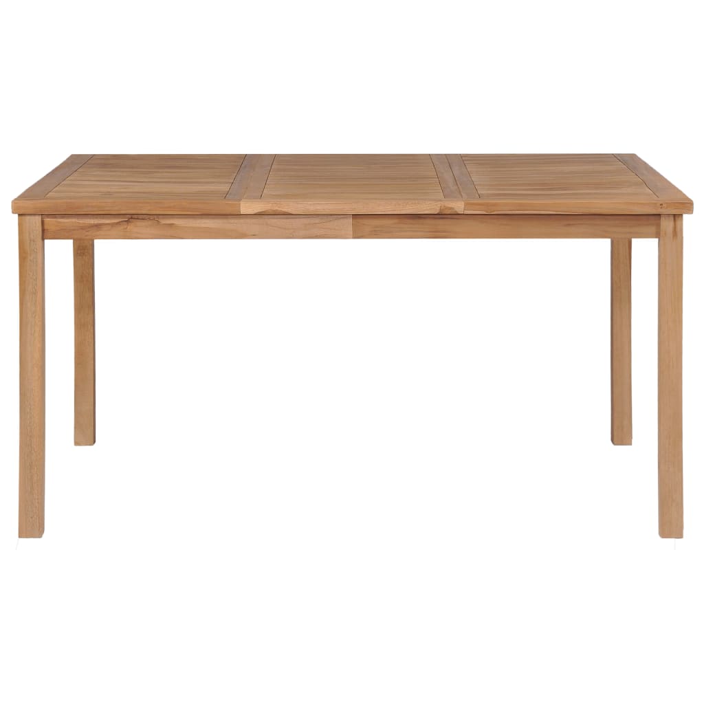 vidaXL Garden Dining Set | Warm Teak Brown | Solid Teak Wood | Medium | Durable