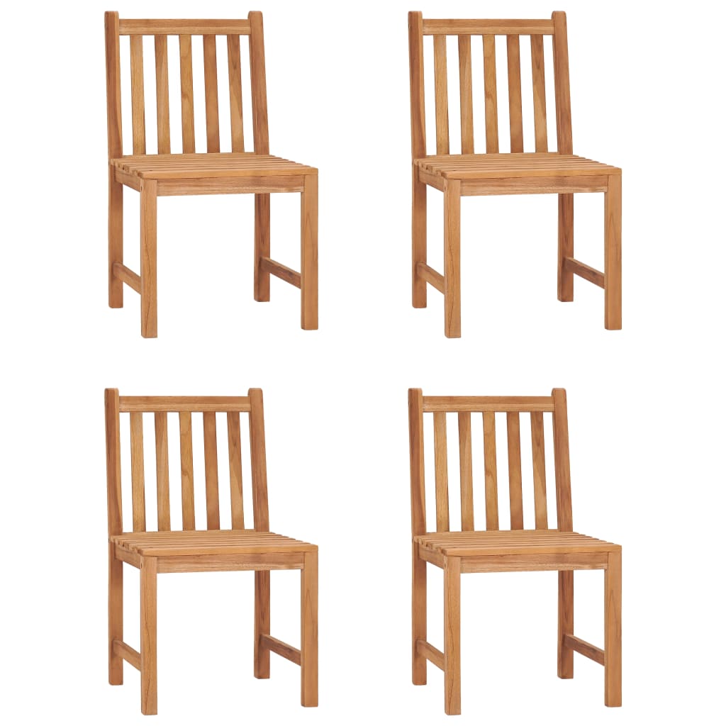vidaXL Garden Dinings Set | Teak | Solid Teak Wood | Medium | Durable - Brown