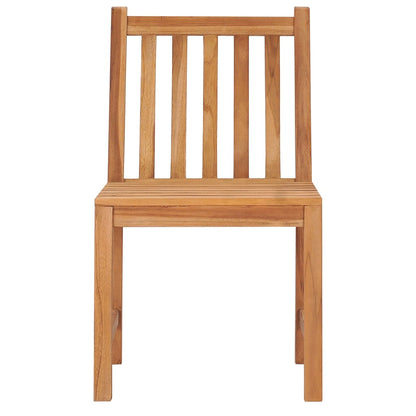 vidaXL Garden Dinings Set | Teak | Solid Teak Wood | Medium | Durable - Brown