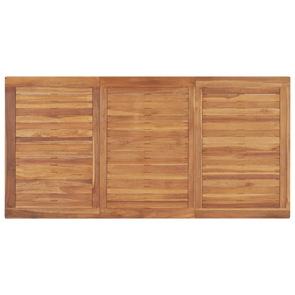 vidaXL Garden Dining Set | Warm Brown | Solid Teak Wood | Standard | Durable