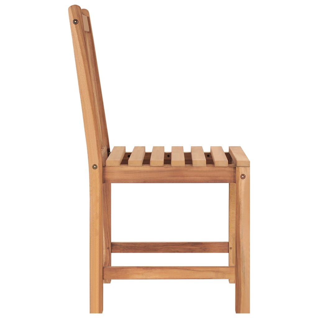 vidaXL Garden Dining Set | Warm Brown | Solid Teak Wood | Standard | Durable