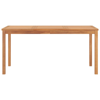 vidaXL Garden Dining Set | Warm Wood Finish | Solid Teak Wood | Medium | Durable - Brown
