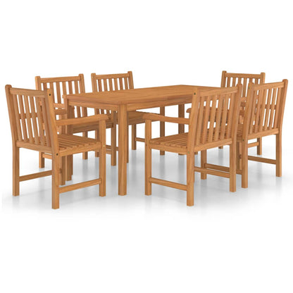 vidaXL Garden Dining Set | Natural Teak - Brown