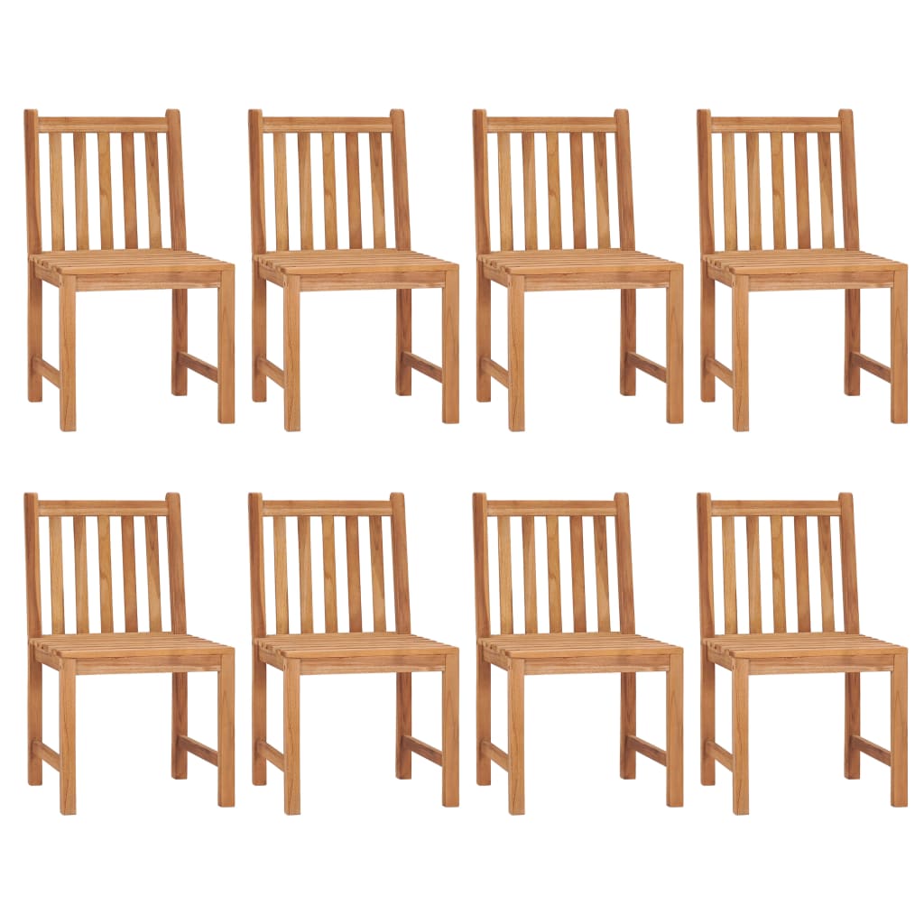 vidaXL Garden Dining Set | Warm Teak | Solid Teak Wood | Standard | Durable - Brown