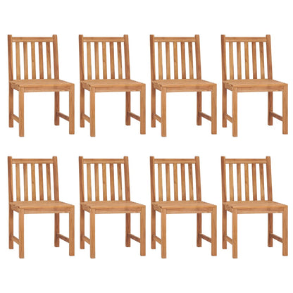 vidaXL Garden Dining Set | Warm Teak | Solid Teak Wood | Standard | Durable - Brown