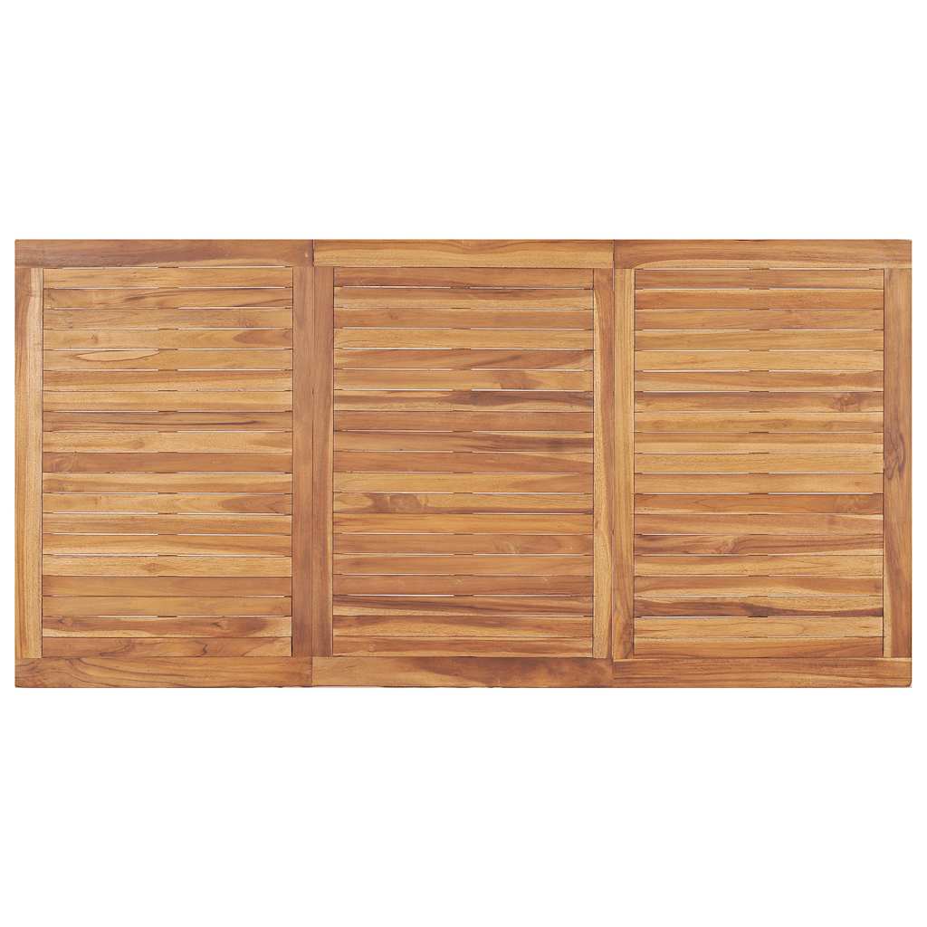 vidaXL 5 Piece Garden Dining Set 180x90 cm Solid Teak Wood - Brown