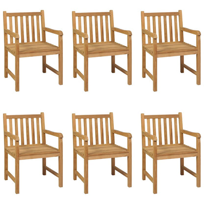 vidaXL Garden Dining Set | Teak | Solid Teak Wood | Large | Durable - Brown