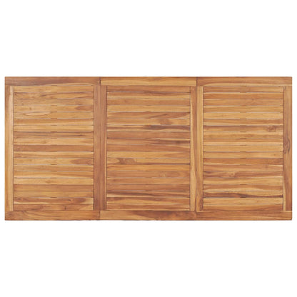 vidaXL Garden Dining Set | Teak | Solid Teak Wood | Large | Durable - Brown