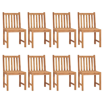 vidaXL Garden Dinings Set | Warm Brown | Solid Teak Wood | Large | Durable