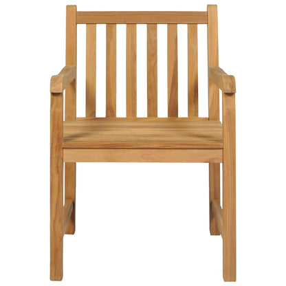 vidaXL Garden Dining Set | Warm Teak | Fine sanded teak hardwood | Large - Brown