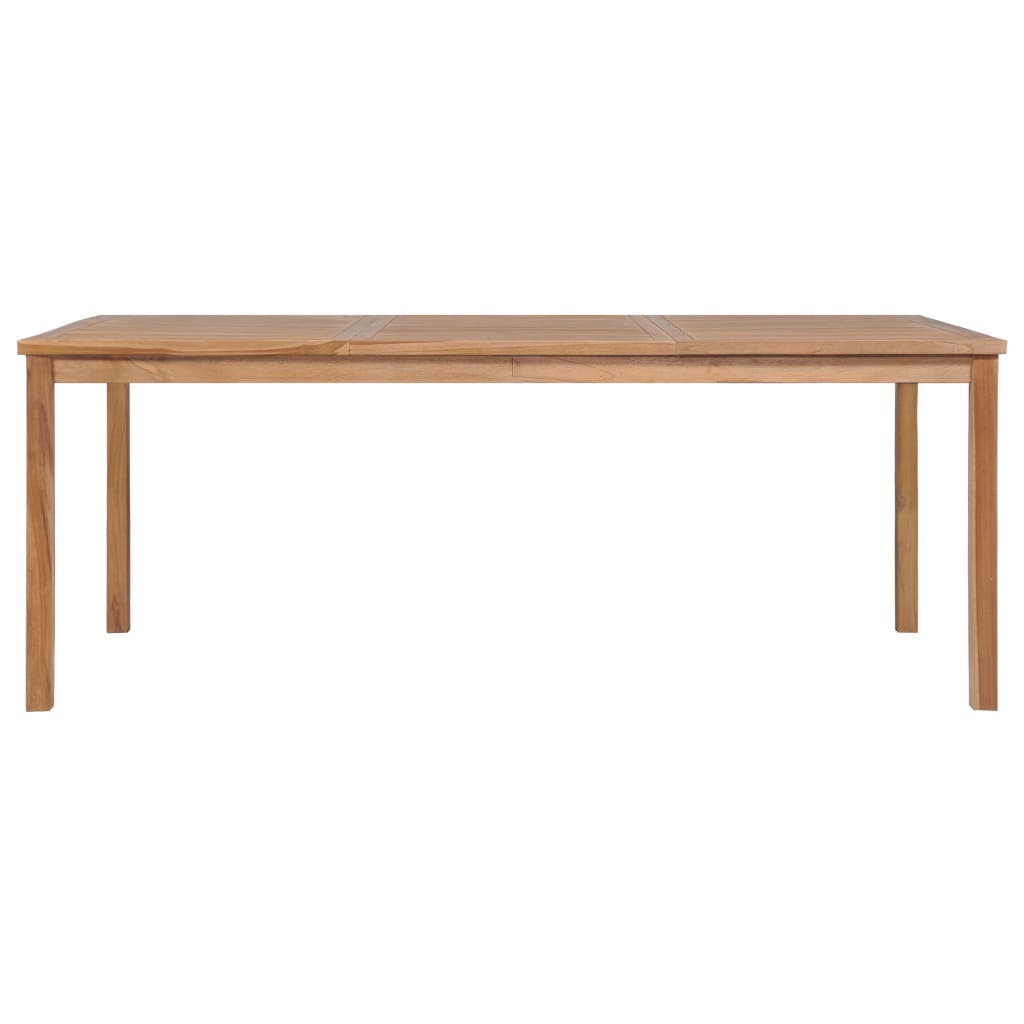 vidaXL Garden Dining Set | Warm Teak | Fine sanded teak hardwood | Large - Brown