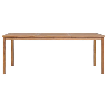 vidaXL Garden Dining Set | Warm Teak | Fine sanded teak hardwood | Large - Brown