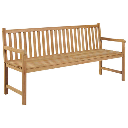 vidaXL Garden Bench 175 cm Solid Teak Wood - Brown