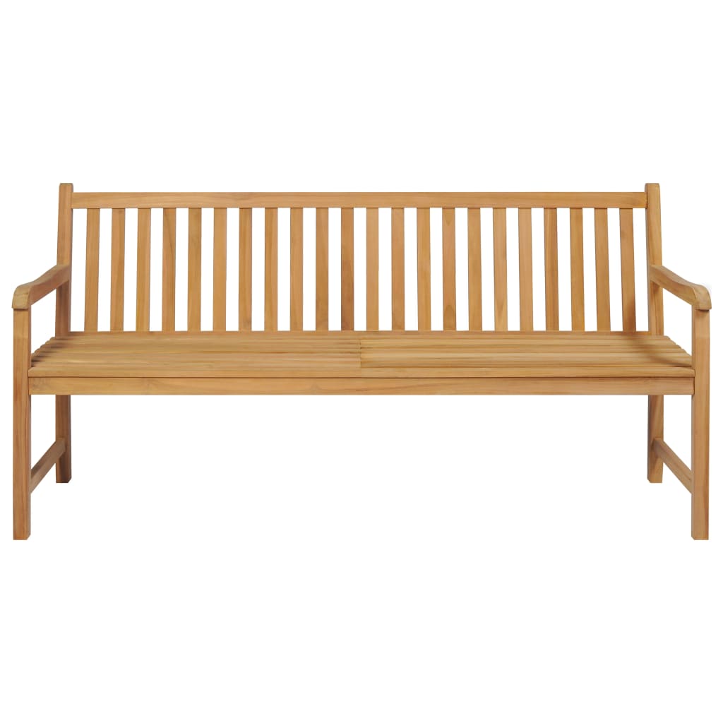 vidaXL Garden Bench 175 cm Solid Teak Wood - Brown