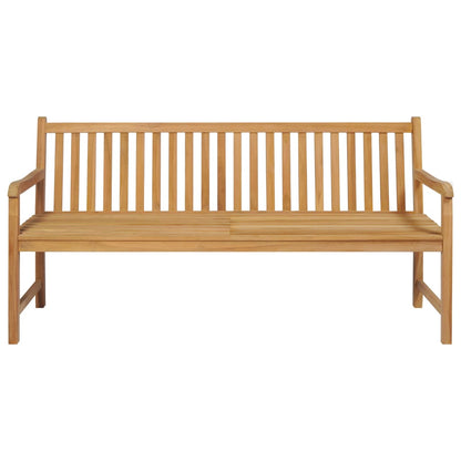 vidaXL Garden Bench 175 cm Solid Teak Wood - Brown