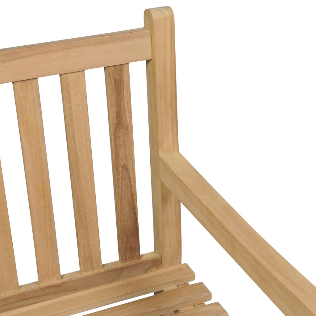 vidaXL Garden Bench 175 cm Solid Teak Wood - Brown