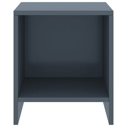 vidaXL Bedside Cabinets 2 pcs Light Grey 35x30x40 cm Solid Pinewood