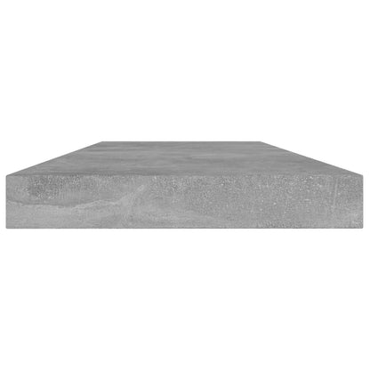 805130 vidaXL Bookshelf Boards 4 pcs Concrete Grey 40x10x1,5 cm Engineered Wood