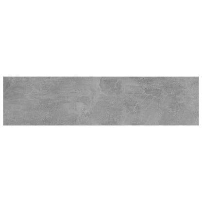 805130 vidaXL Bookshelf Boards 4 pcs Concrete Grey 40x10x1,5 cm Engineered Wood