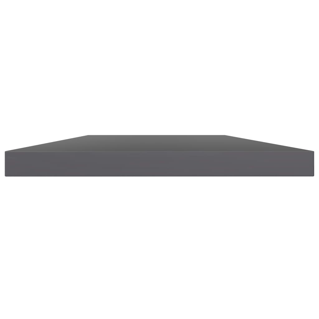 805153 vidaXL Bookshelf Boards 8 pcs High Gloss Grey 40x20x1,5 cm Engineered Wood