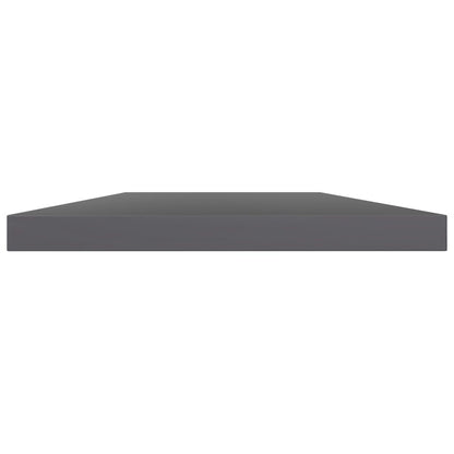 805153 vidaXL Bookshelf Boards 8 pcs High Gloss Grey 40x20x1,5 cm Engineered Wood