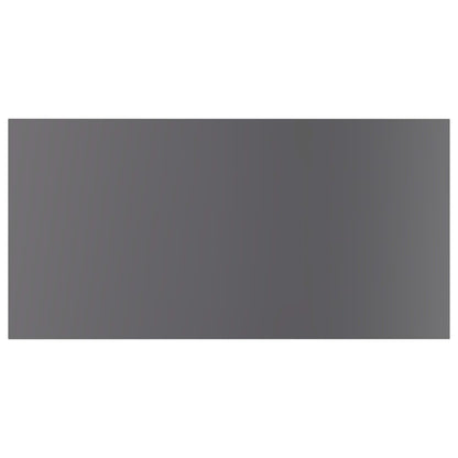 805153 vidaXL Bookshelf Boards 8 pcs High Gloss Grey 40x20x1,5 cm Engineered Wood