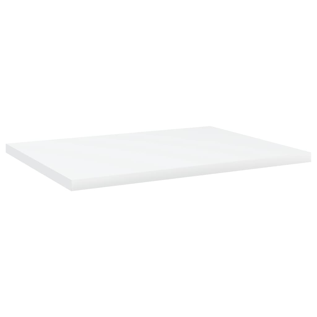805154 vidaXL Bookshelf Boards 4 pcs White 40x30x1,5 cm Engineered Wood