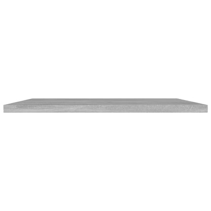 805178 vidaXL Bookshelf Boards 4 pcs Concrete Grey 40x40x1,5 cm Engineered Wood