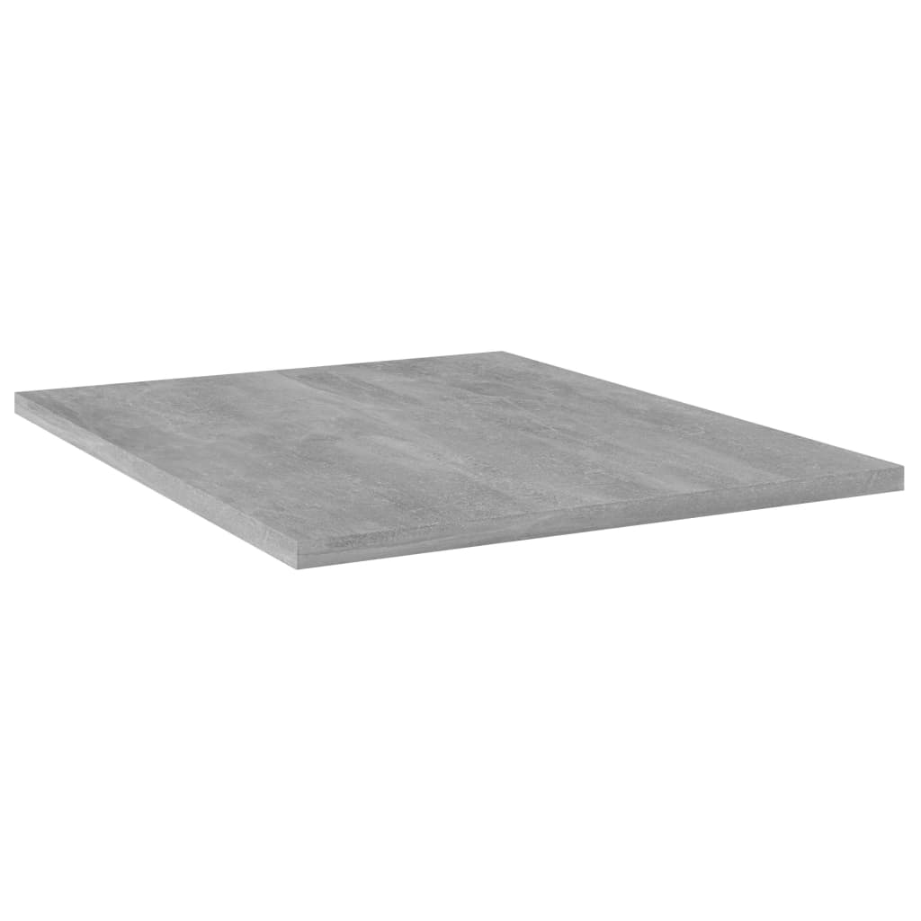 805194 vidaXL Bookshelf Boards 4 pcs Concrete Grey 40x50x1,5 cm Engineered Wood