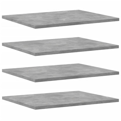 805195 vidaXL Bookshelf Boards 8 pcs Concrete Grey 40x50x1,5 cm Engineered Wood