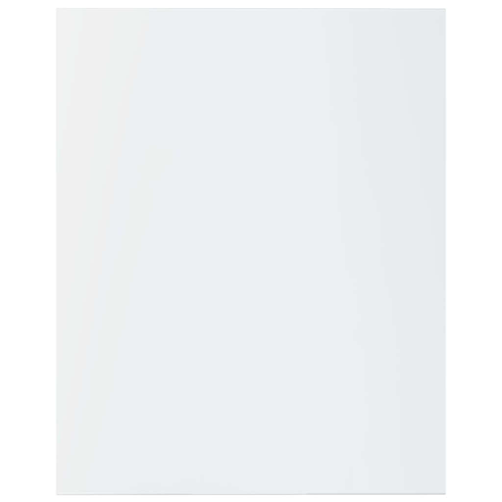 805197 vidaXL Bookshelf Boards 8 pcs High Gloss White 40x50x1,5 cm Engineered Wood