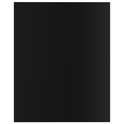 805199 vidaXL Bookshelf Boards 8 pcs High Gloss Black 40x50x1,5 cm Engineered Wood