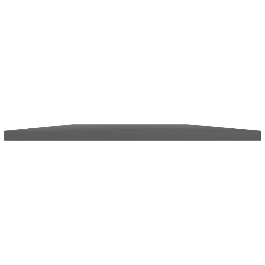 805201 vidaXL Bookshelf Boards 8 pcs High Gloss Grey 40x50x1,5 cm Engineered Wood